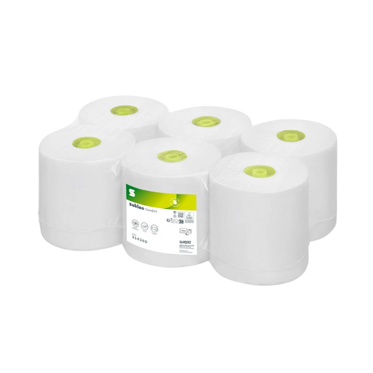 Premium-Handtuchpapier 6 Großrollen